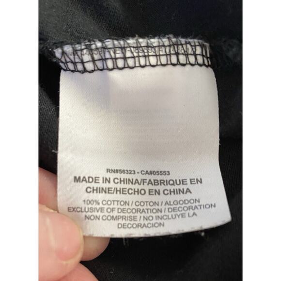 Air Jordan Shielded Jump Sz M Large Logo Hit Front Small Logo Back Black TShirt - Picture 5 of 8